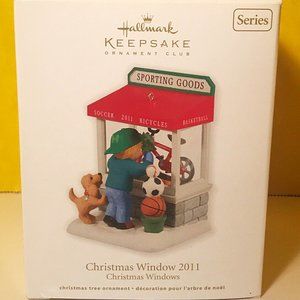 Hallmark Keepsake Christmas Tree Ornament  Windows 2011 Sporting Goods Store 9th